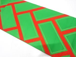 アンティーク　重ね桧垣模様織り出し丸帯（材料）